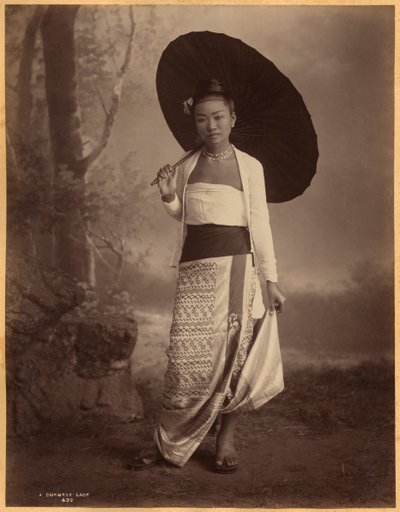 Burmese lady by English Photographer